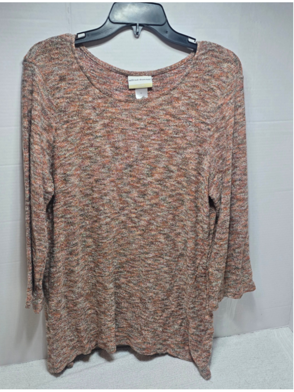 Women's Alfred Dunner Long Sleeve Tee, Size 1X, Multi-color